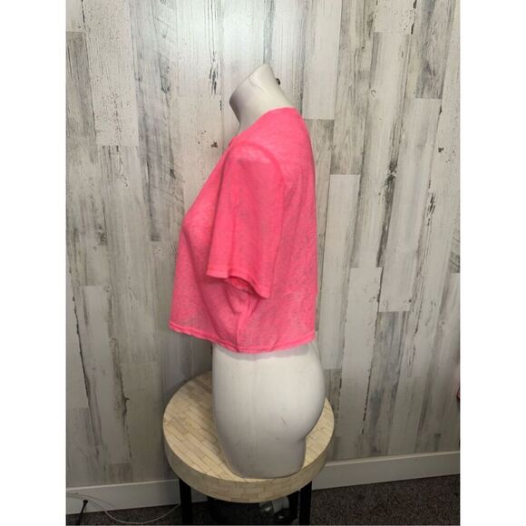 Pink blouse crop top - Picture 2 of 5